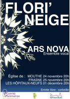 Concert Ars Nova: Flori'neige